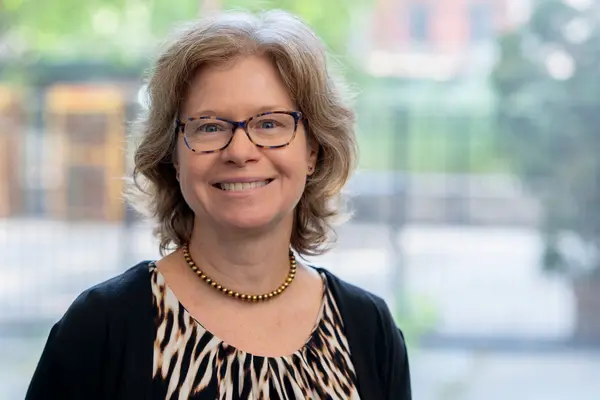 Behavioral scientist and psychologist Jennifer Hay is pictured outside. 
