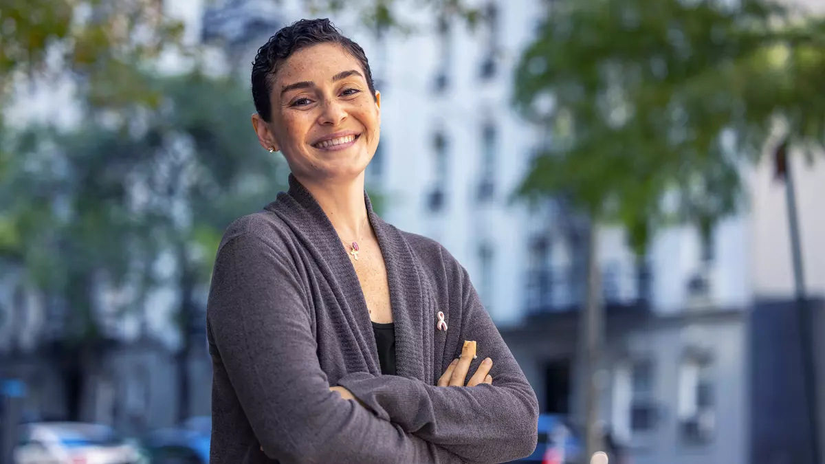 Sarah Sanders was diagnosed at age 34 with triple-negative breast cancer