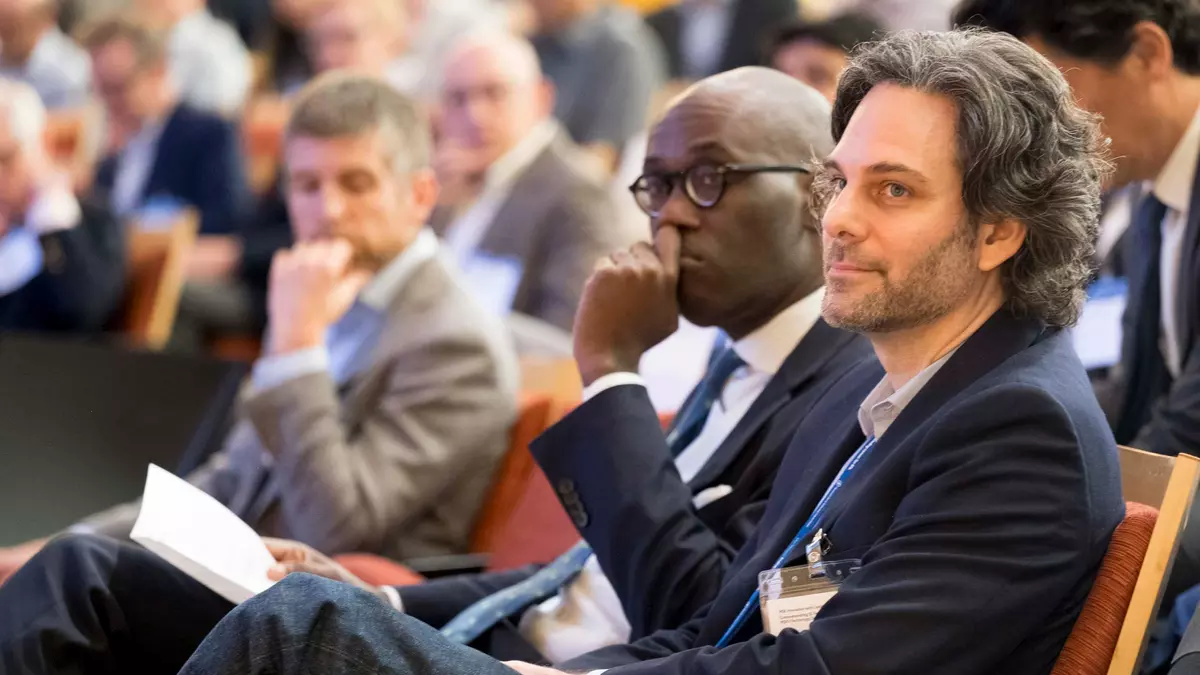Dr. Anaeze (Anii) Offodile and Dr. Christopher Klebanoff join other attendees at an event commemorating MSK’s TDF