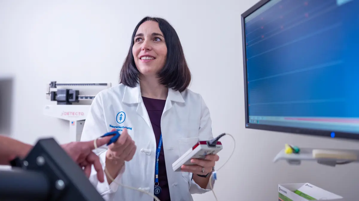 Dr. Jessica Scott leads the Healthy Living for People with Breast Cancer Program.