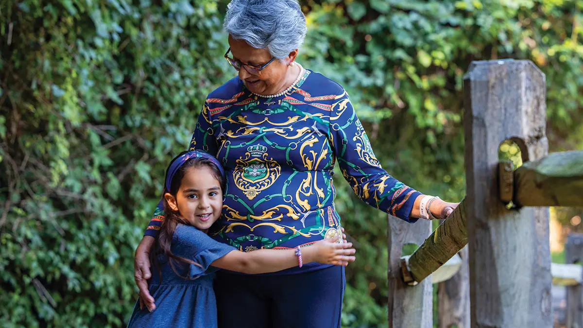 Beatriz Galvan treasures spending time with her granddaughter, Mia Camila, after being successfully treated for breast cancer at MSK.