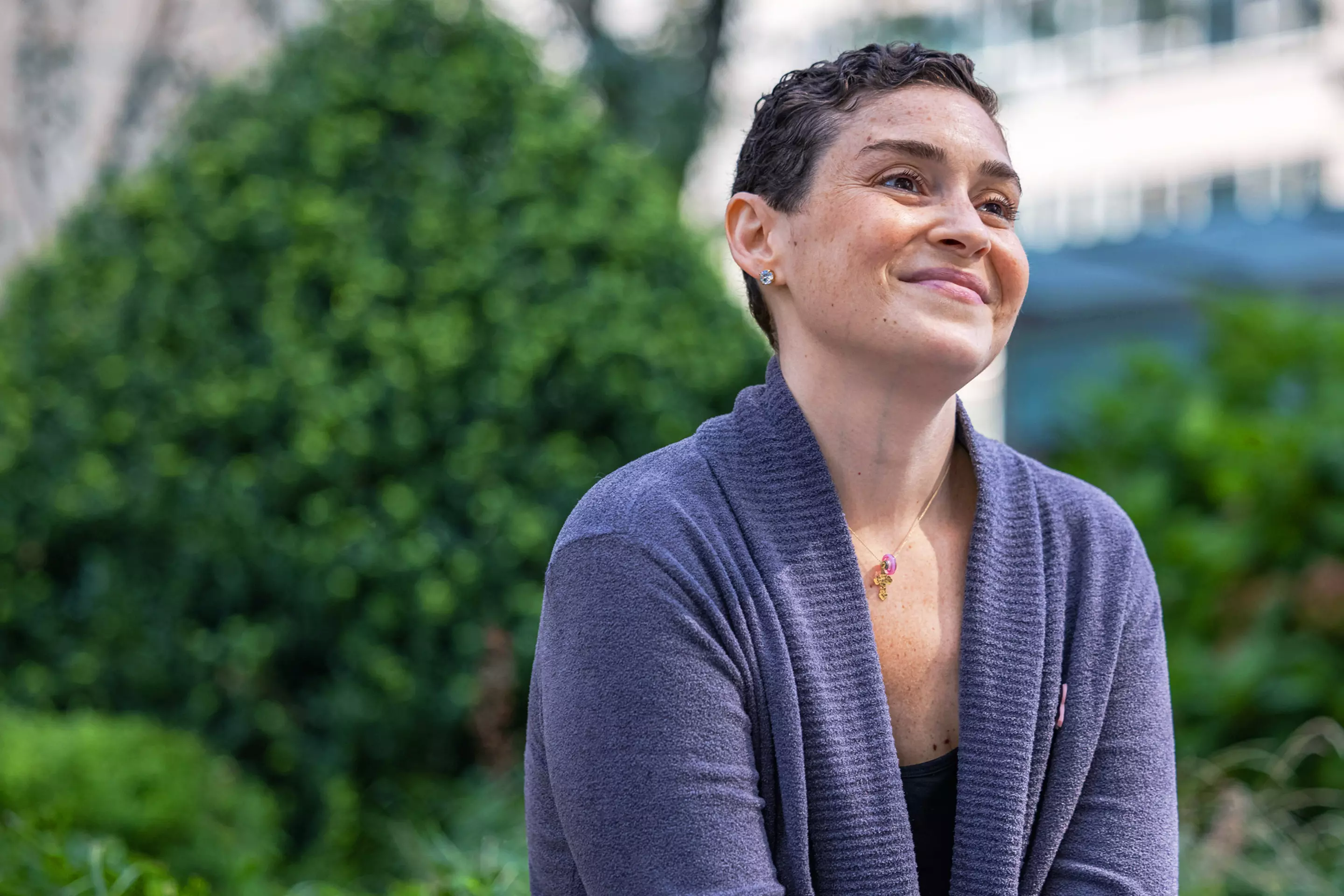 Photo of Sarah Sanders, who learned at age 34 she had triple-negative breast cancer 