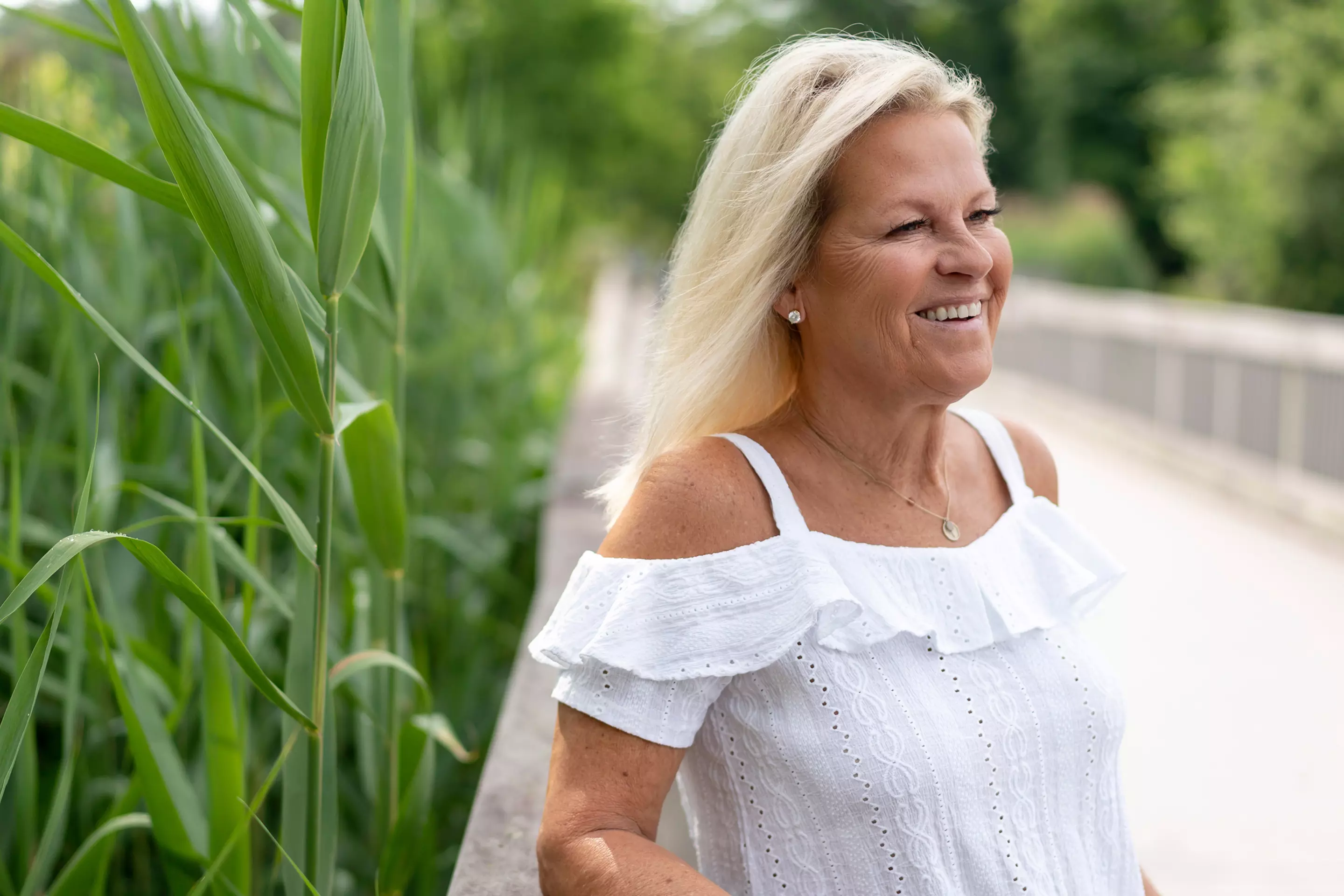 Karen Milich joined a clinical trial of a new drug for lung cancer. 