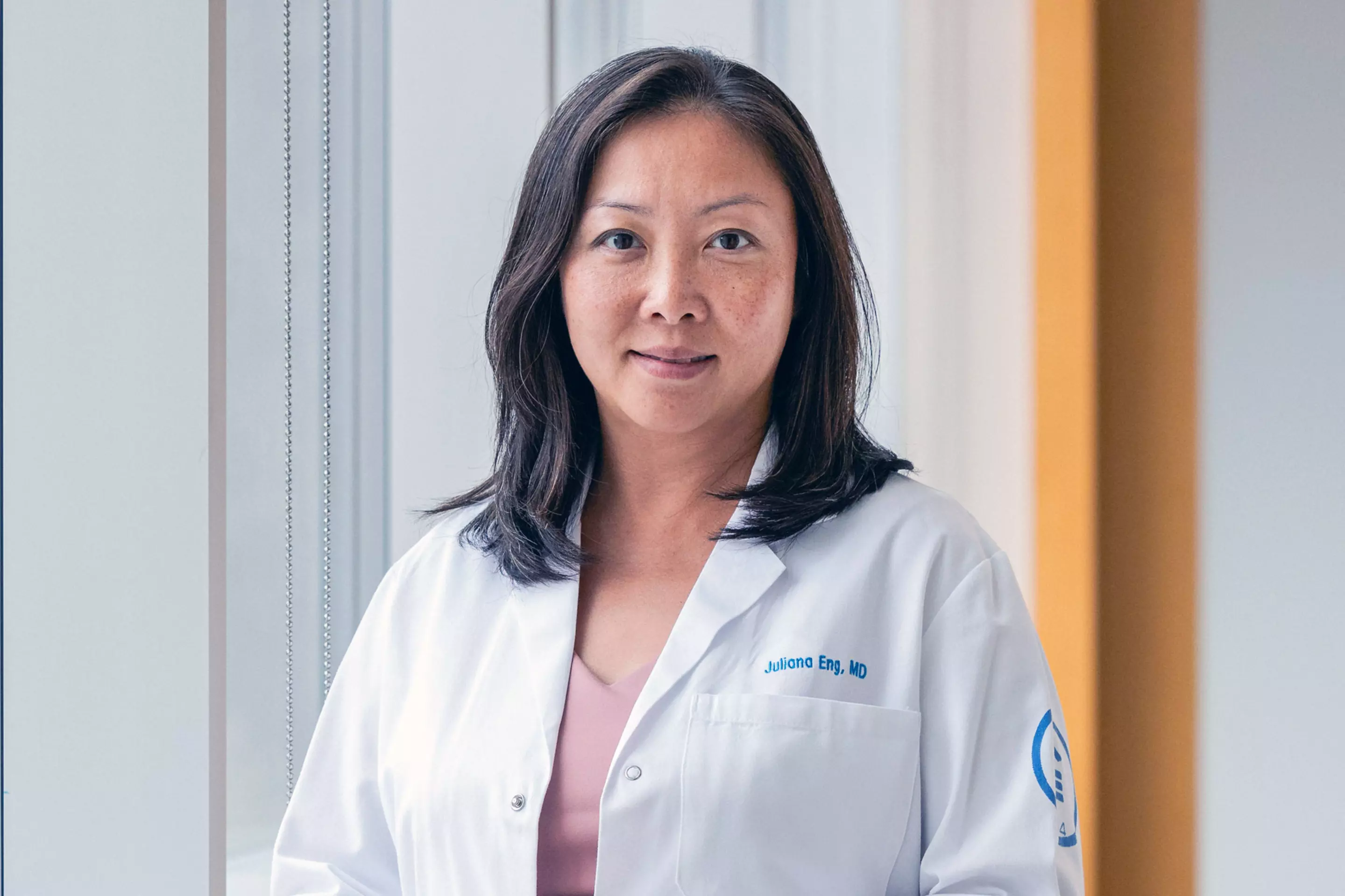 Thoracic medical oncologist Dr. Juliana Eng treats people with lung cancer at MSK Commack. 